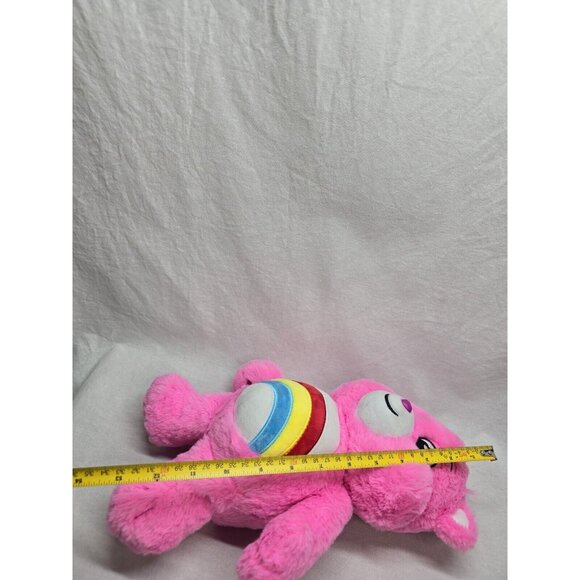 Care Bears Unlock the Magic Cheer Bear 14" Plush Pink Rainbow Stuffed Animal - Picture 6 of 6